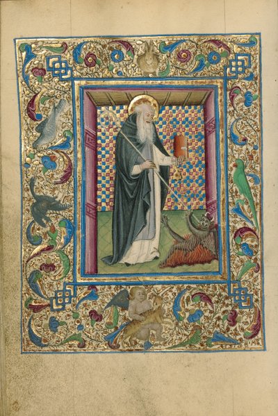 Sankt Antonius tvinger en djevel av Unknown artist