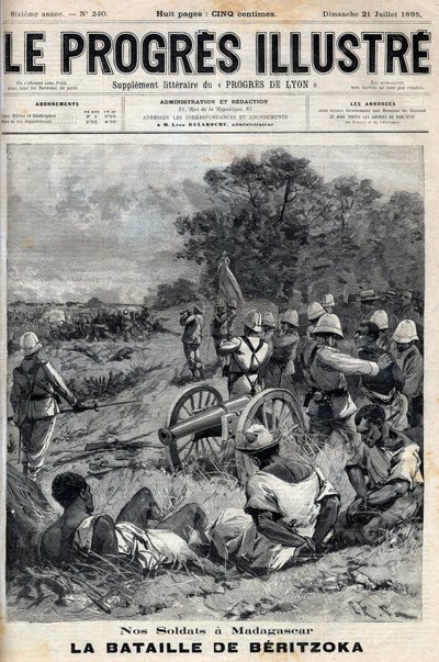Andre fransk-malagasiske krig (1895) Beritzoka 30. juni av Unknown artist