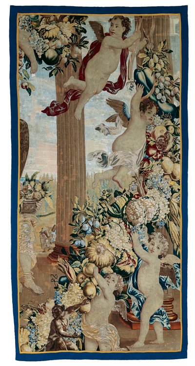 September og oktober fra årets tolv måneder (fragment) av Unknown artist