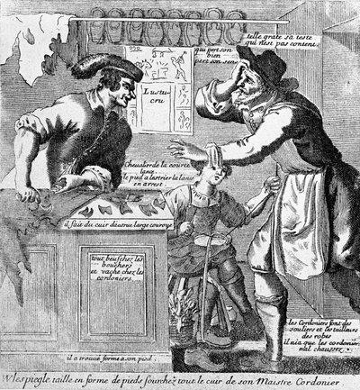 Skomaker - 1782 - Musee Carnavalet. av Unknown artist