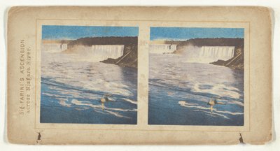 Sig. Farini#39;s Ascension, over Niagara-elven. av Unknown artist