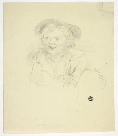Smilende mann av Unknown artist