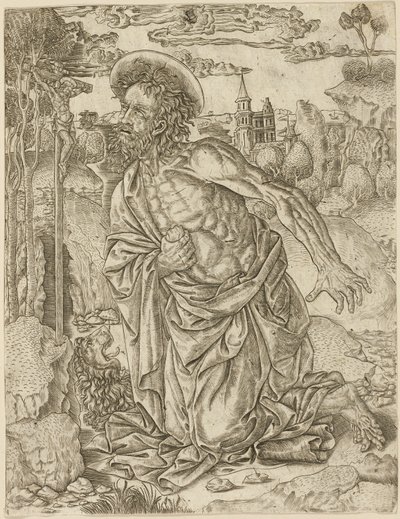 St. Hieronymus i bot av Unknown artist
