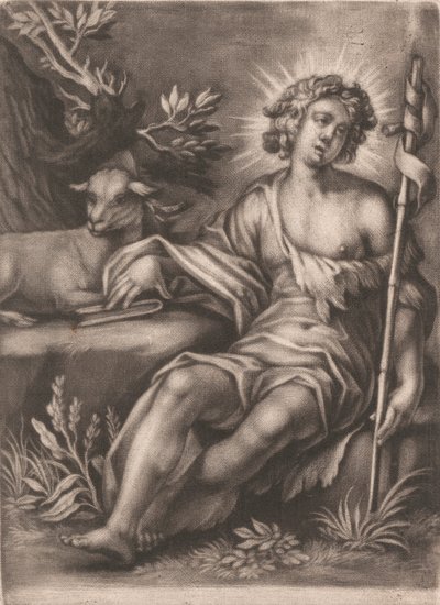 Johannes med Lammet av Unknown artist