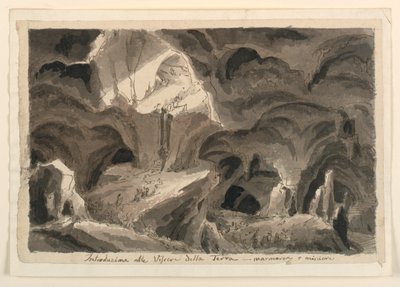 Scenedesign, grotter av Unknown artist