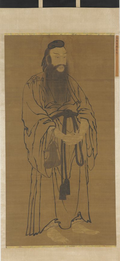 Stående figur av Lü Dongbin av Unknown artist