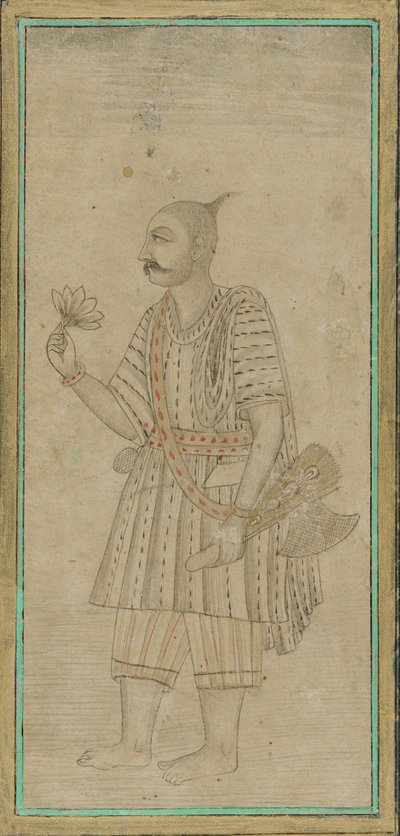 Stående figur av en mann, en sadhu av Unknown artist