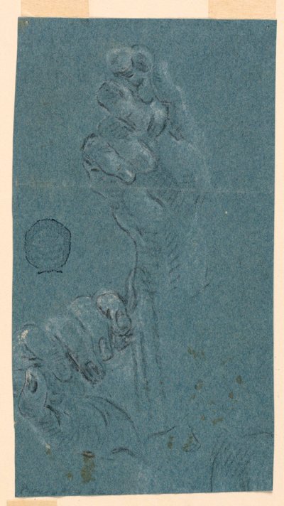 Studie: Et par hender av Unknown artist