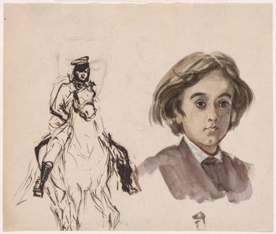 Studieark av Unknown artist