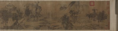 Tao Yuanmings retur hjem av Unknown artist