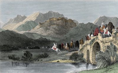 Akropolis i Pergamum - Lilleasia, eller Anatolia av Unknown artist