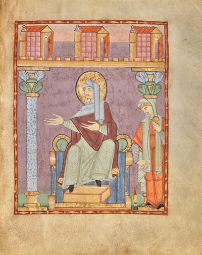 Bebudelsen, Jomfru Maria av Unknown artist