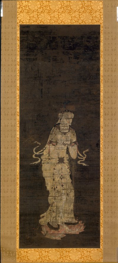 Bodhisattvaen Seishi, fra triptykonet Amida-treenighetens tilnærming av Unknown artist