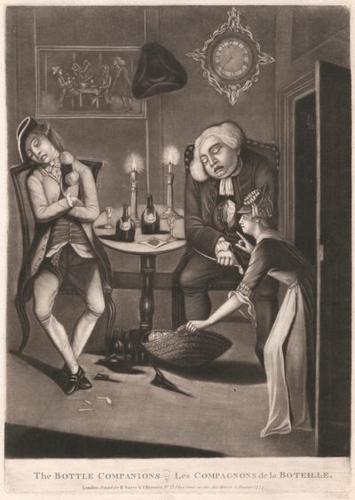 Flaskekameratene av Unknown artist
