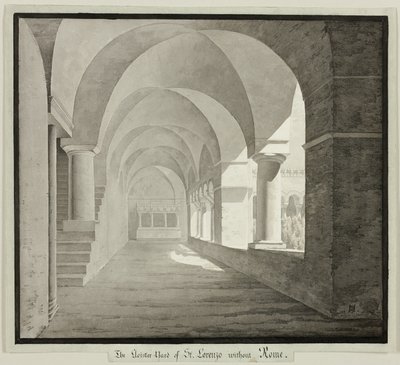 Klosteret San Lorenzo Fuori le Mura, Roma av Unknown artist