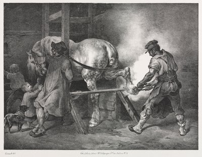 Den flamske smeden av Unknown artist