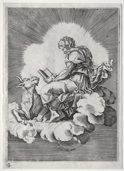 De fire evangelistene av Unknown artist