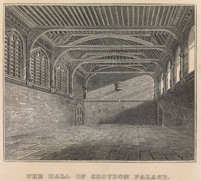 Hallen til Croydon Palace; side 82 (bind 1) av Unknown artist