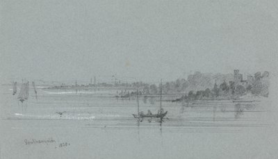 Havnen i Southampton av Unknown artist