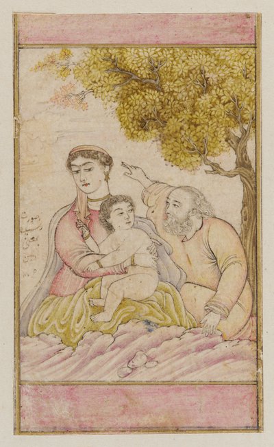 Den hellige familie (etter europeisk design) av Unknown artist