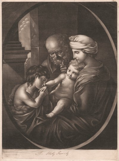 Den hellige familie av Unknown artist