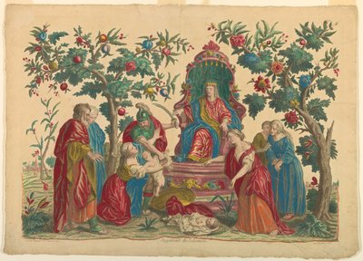 Salomos dom av Unknown artist