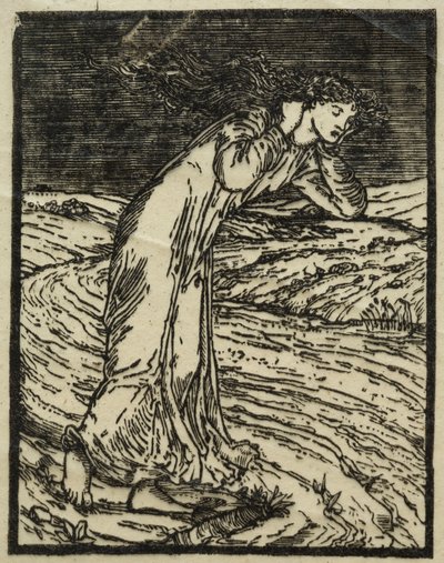 The Legend of Cupid and Psyche: Woman Weeping Beside a Brook av Unknown artist