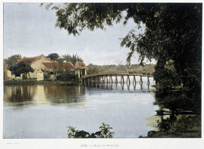 Den lille innsjøen i Hanoi - i "" Around the World", sent på 1800-tallet. av Unknown artist