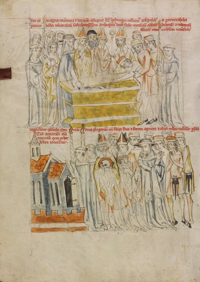 Åpningen av Sankt Hedvigs grav; Oversettelsen av Sankt Hedvigs relikvier av Unknown artist
