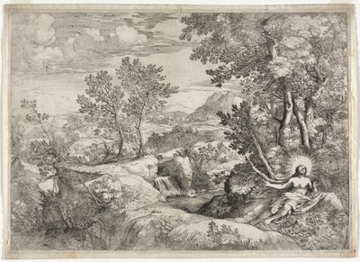 Den angrende Magdalen av Unknown artist