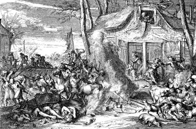 Franskmennenes raseri i Holland av Unknown artist