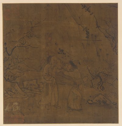 Den tårefulle avskjeden til Su Wu og Li Ling av Unknown artist