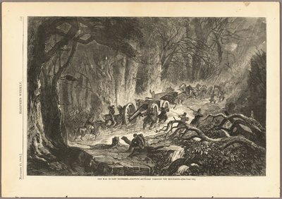 Krigen i Øst-Tennessee av Unknown artist