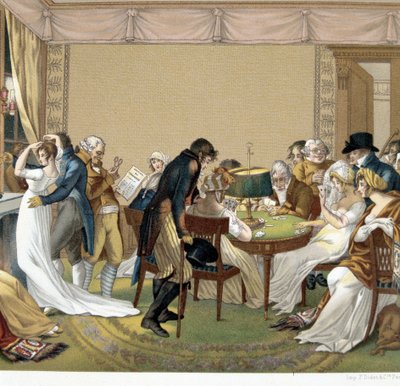 Spillet om "" Hot Boiler"" - etter Bosio, sent på 1700-tallet av Unknown artist