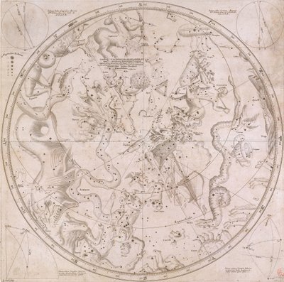 Rektascensioner og deklinasjoner for de viktigste fiksstjernene på begge halvkuler frem til år 1678 av Unknown artist