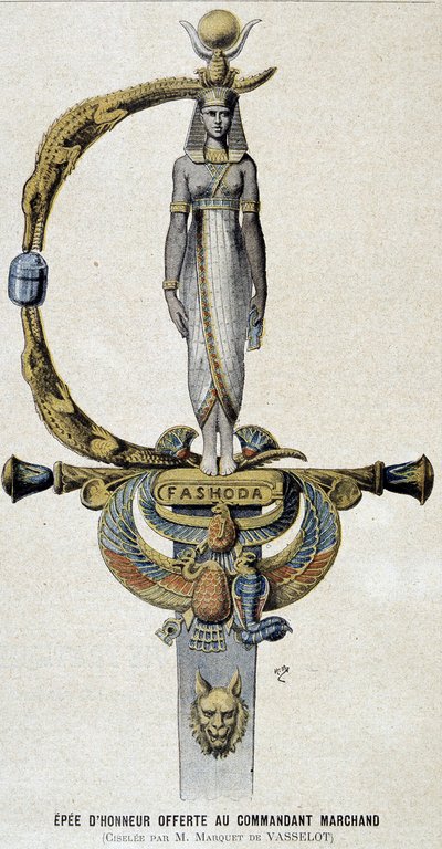 Æressverdet tilbudt til kommandør Marchand - i Le petit Journal av 28.05.1899 av Unknown artist