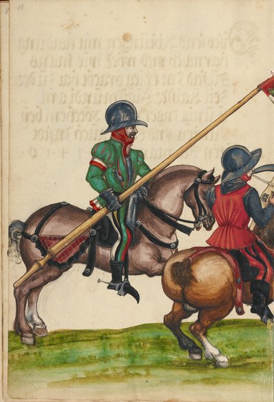 Tre ryttere i rustning fra keiser Sigismunds tid av Unknown artist