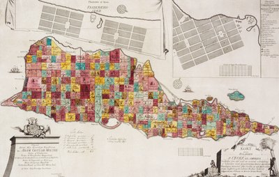 Pålitelig kart over Eylandet St. Croix udi America, København, 1754, 1754 av Unknown artist