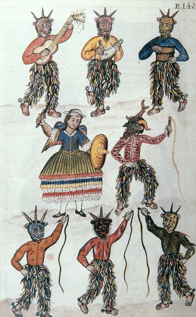 Boken "Trujillo del Peru" eller "Codex Martinez Companion", av Baltazar Martinez Companion og Bujanda, biskop av Trujillo (1782-1785) av Unknown artist