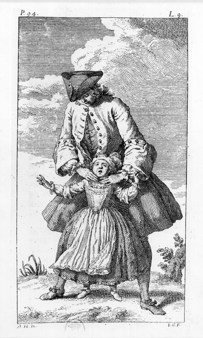 Behandlinger for barn - i "" Ortopedi eller kunsten å korrigere og rette opp kroppens vanskeligheter"", av M. Audry, rådmann for Kongen av Unknown artist