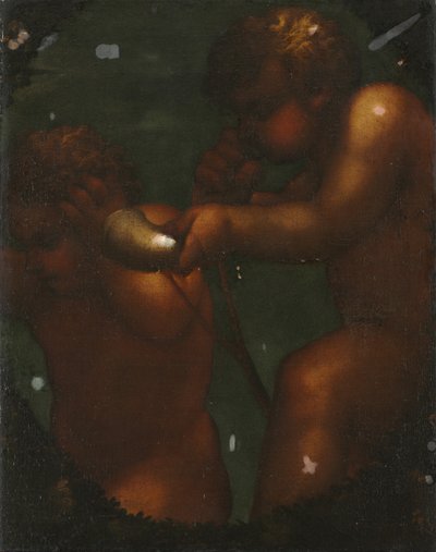 To Putti av Unknown artist