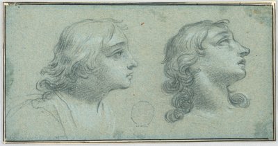 To syn på hodet til en ungdom av Unknown artist