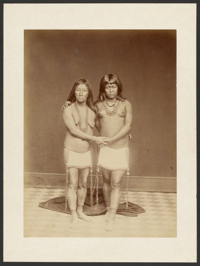 [To kvinner som holder hender] av Unknown artist