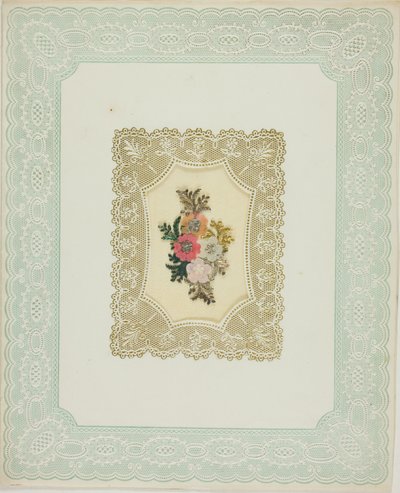 Uten tittel Valentine (blomster) av Unknown artist