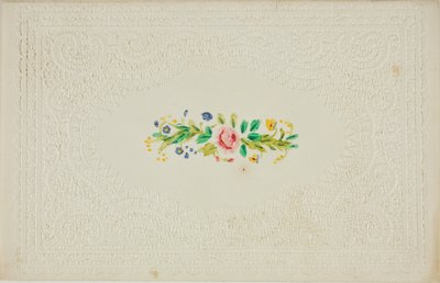 Uten tittel Valentine (blomster) av Unknown artist