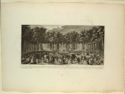 Versailles, hager, vannteater av Unknown artist