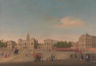 Utsikt over Horse Guards og Whitehall av Unknown artist
