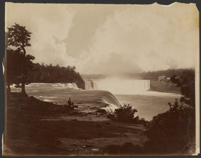 [Utsikt over Niagarafallene] av Unknown artist