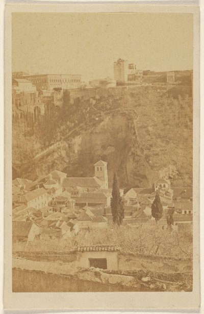 [Utsikt over Alhambra, Spania] av Unknown artist