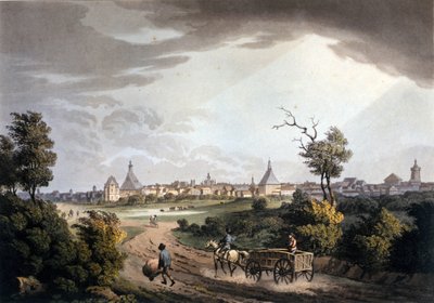 Utsikt over omgivelsene til byen Leipzig i Tyskland rundt 1820. av Unknown artist